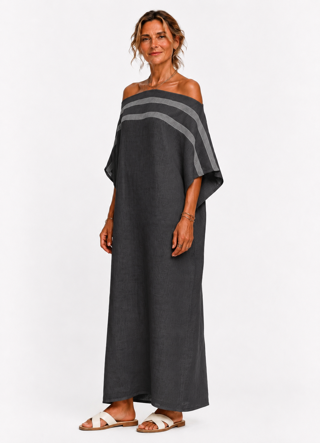 Mykonos Resort Off-Shoulder Maxi Dress