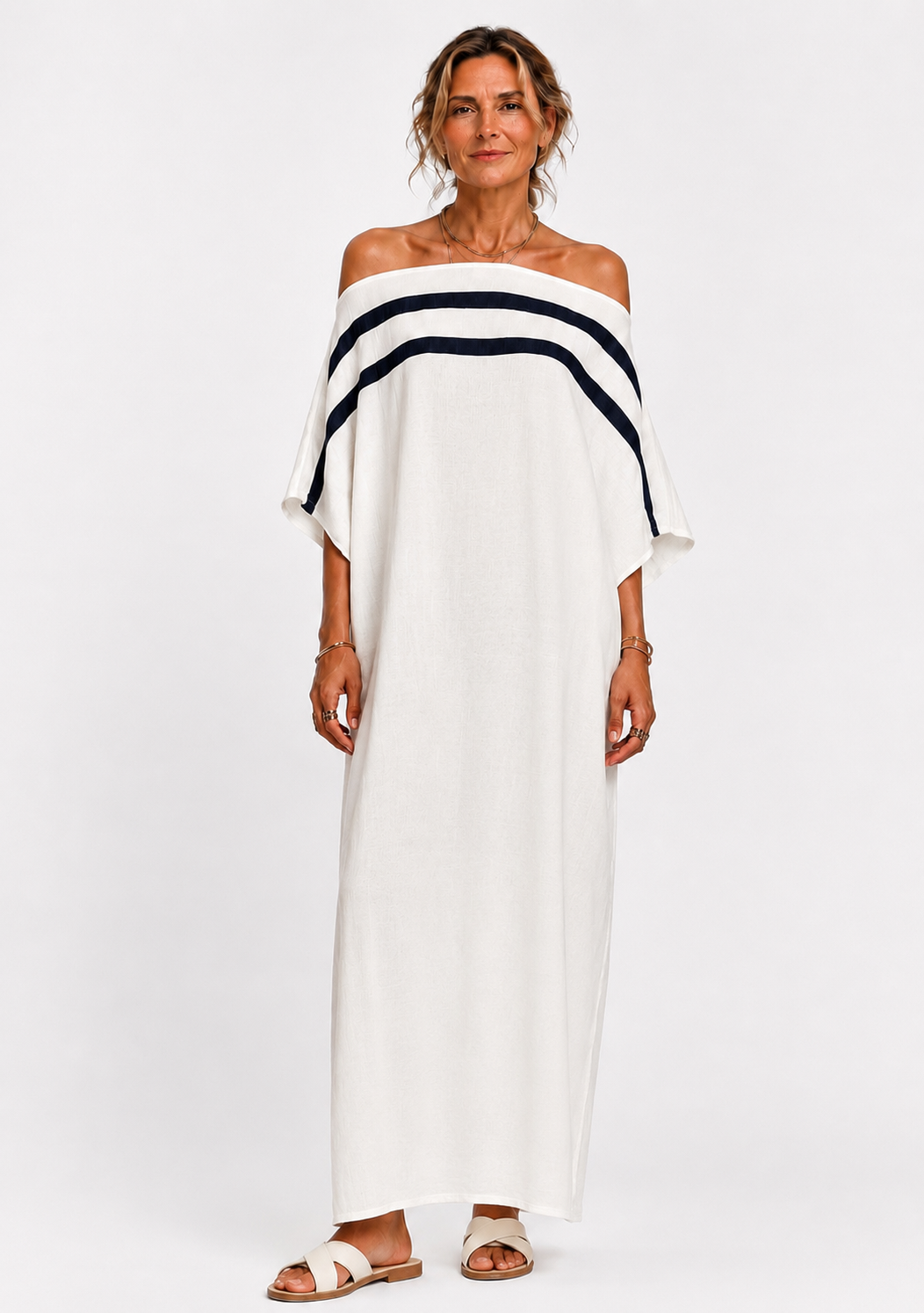 Mykonos Resort Off-Shoulder Maxi Dress