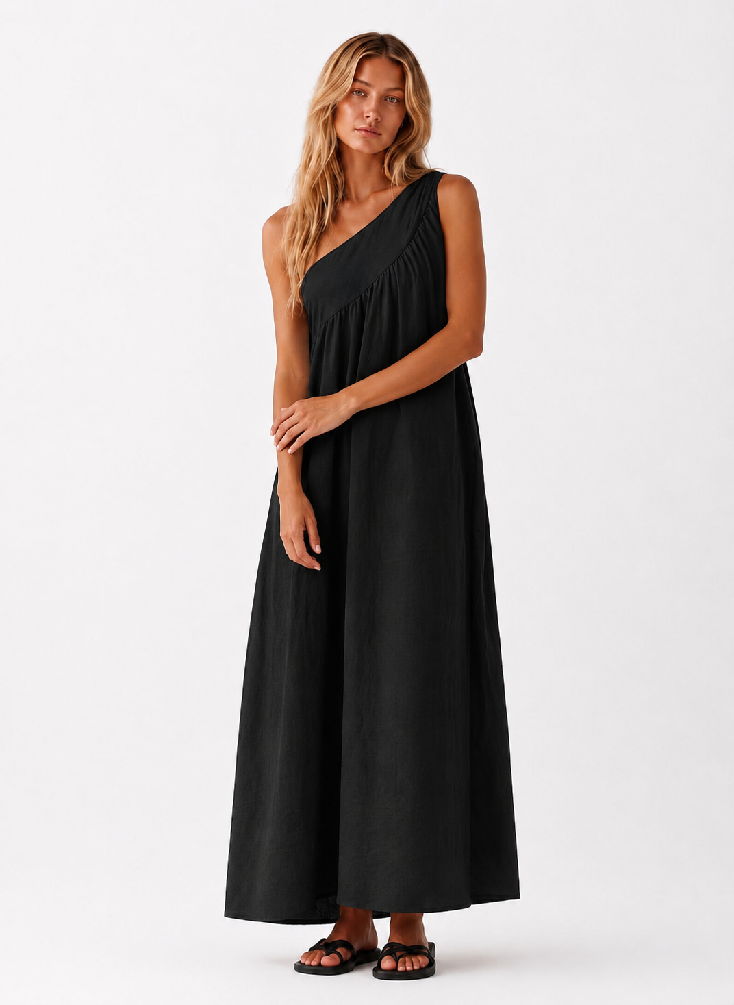 Georgia One-Shoulder Maxi Dress