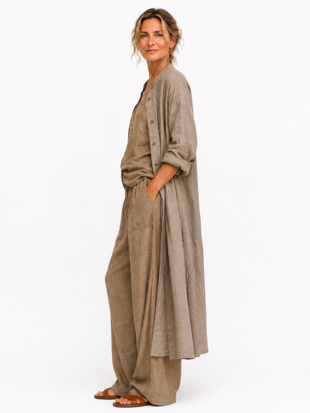 Matilda Three-Piece Pants Set