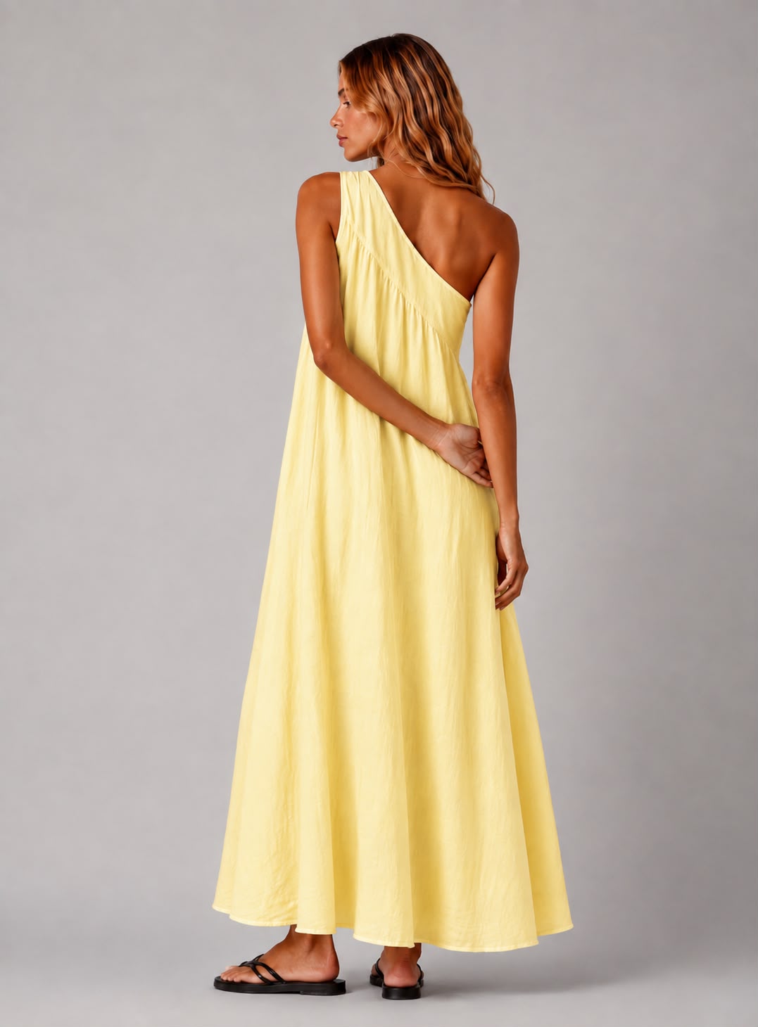 Georgia One-Shoulder Maxi Dress