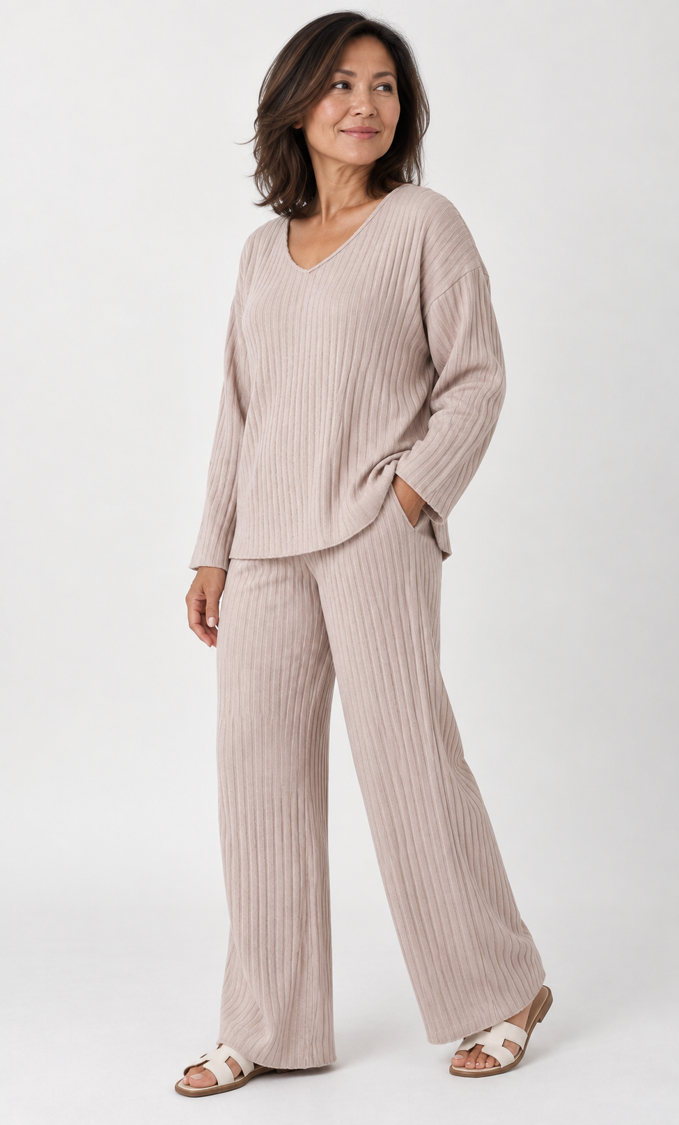 Maisie Ribbed Lounge Set