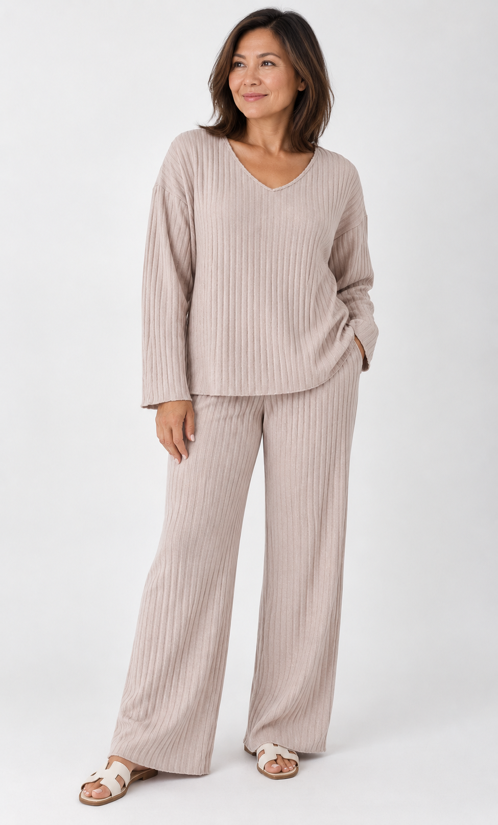 Maisie Ribbed Lounge Set