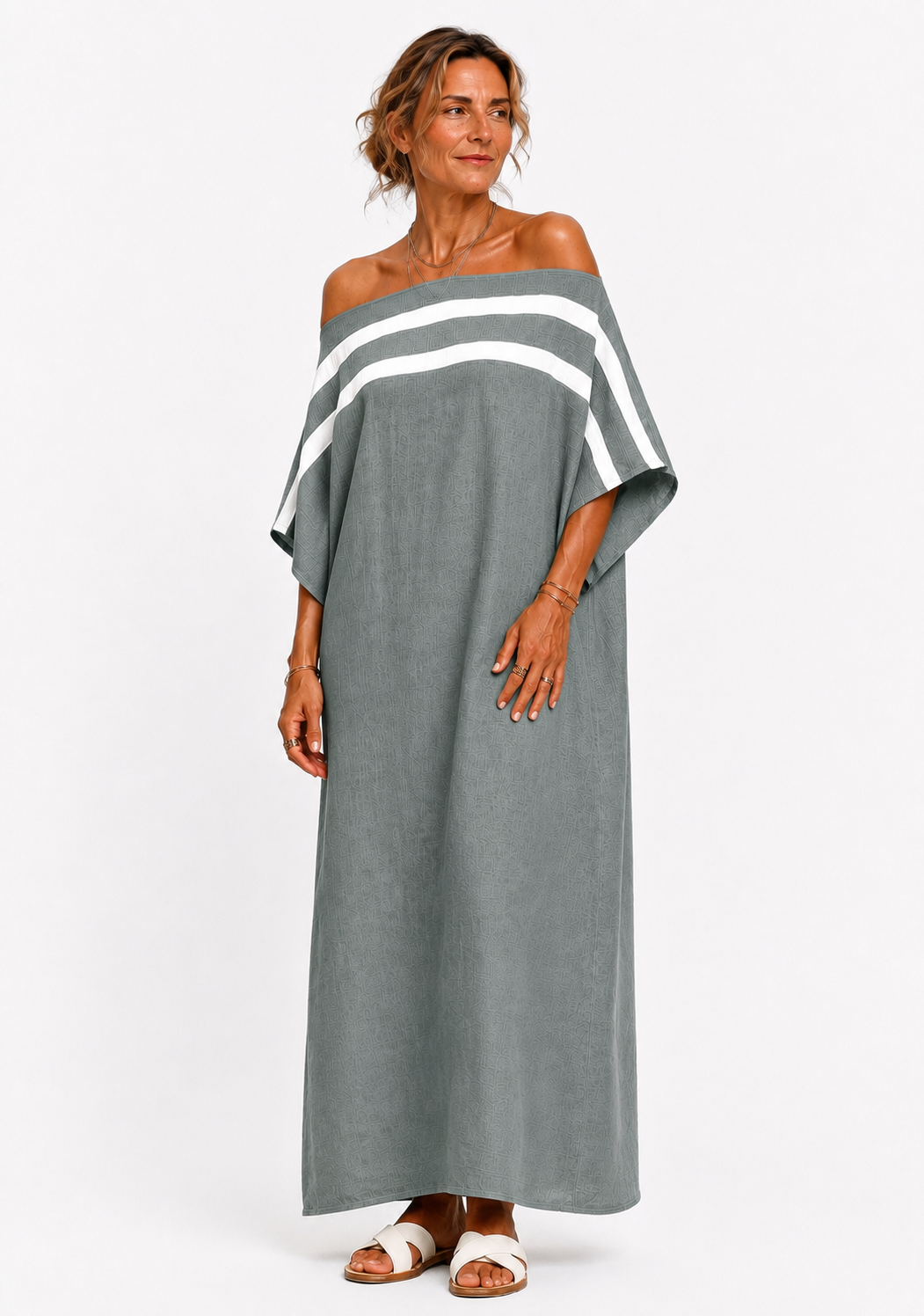 Mykonos Resort Off-Shoulder Maxi Dress