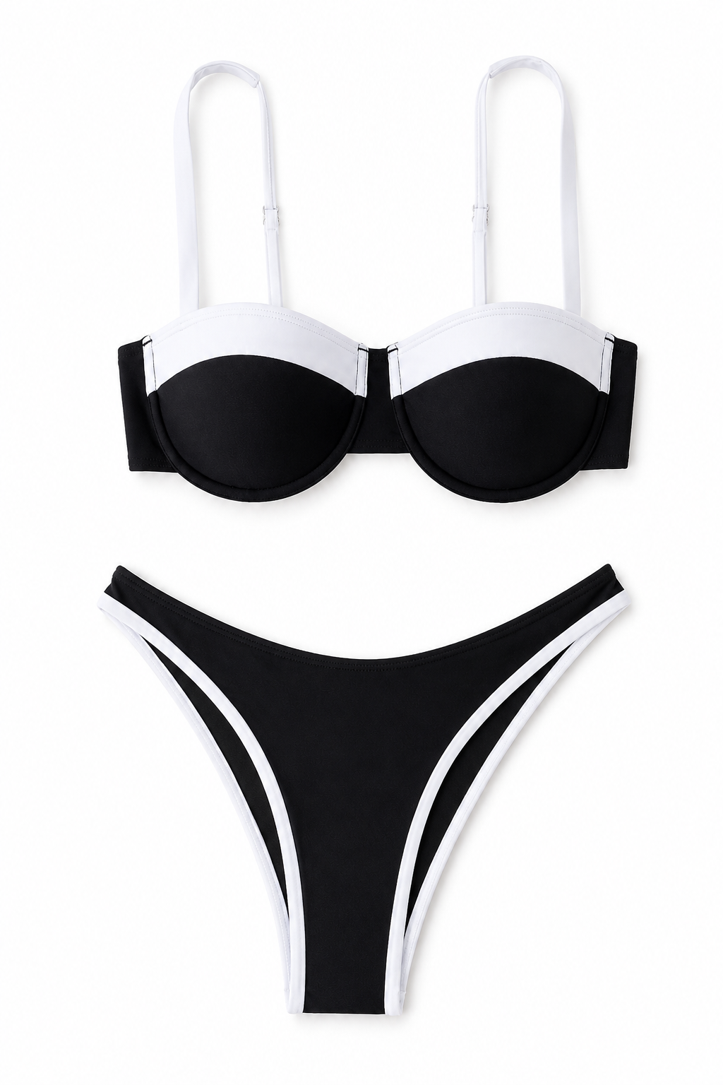 Positano Contrast Bikini Set
