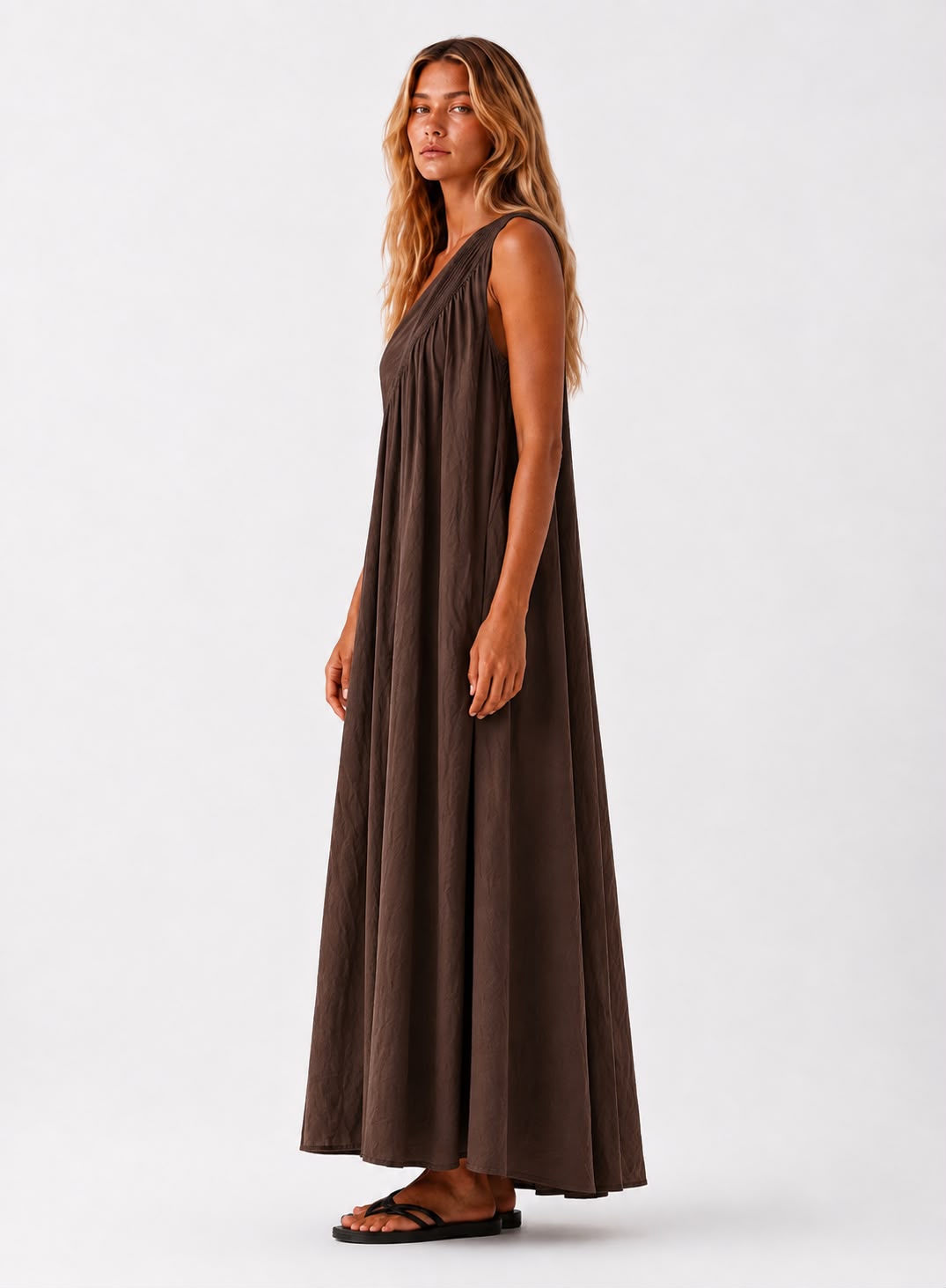 Georgia One-Shoulder Maxi Dress